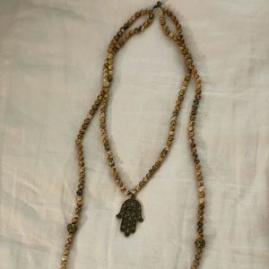 Beaded Hamsah Necklace